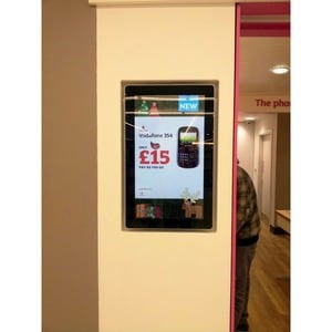 AllSee Slimline Pro PF22HD9 22" LCD Digital Signage Display - 24 Hours/7 Days Operation - In-plane Switching (IPS) Technol