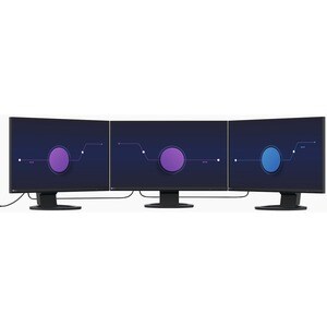 EIZO FlexScan EV2490-BK. Anzeigegrösse (Diagonal): 60,5 cm (23.8"), Auflösung: 1920 x 1080 Pixel, HD type: Full HD, Displa