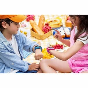 TCL MOVETIME MT42X Smartwatch - Blau Body Color - Blau Band Color - Glas Body Material - Silikon Band Material - Wireless 