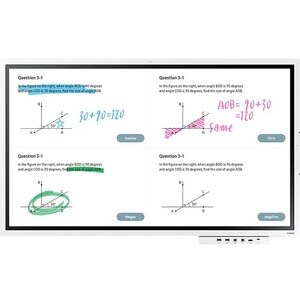 Samsung Flip Pro WM65B 165,1 cm (65 Zoll) 4K UHD LCD Collaboration Display - Cortex A72 1,70 GHz - 3,50 GB DDR4 SDRAM - In