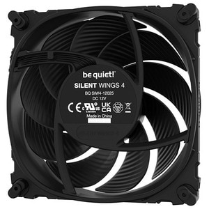 Ventilateur be quiet! Silent Wings 4 - Radiateur, Boîtier - 120 mm Maximum Fan Diameter - 1 x Fan(s) - 130,31m³/h Maximum 