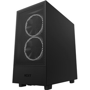 NZXT H5 Flow Gaming Computer Case - ATX Motherboard Supported - Galvanized Cold Rolled Steel (SGCC), Tempered Glass - Blac