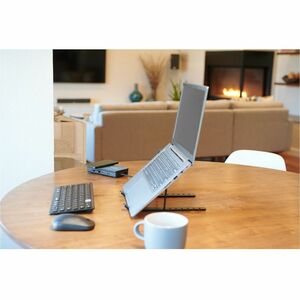 Kensington Collapsible Aluminum Laptop Riser - Up to 16" Screen Support - 11.02 lb Load Capacity - 5.83" Height - Desktop 