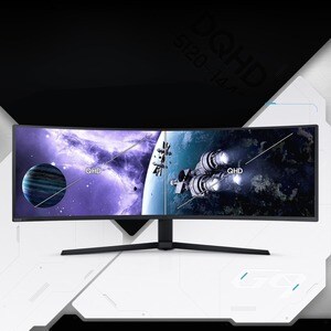 Monitor LCD Samsung Odyssey Neo G9 S49AG950NP 1244,6 mm (49") Class Dual Quad HD (DQHD) Schermo curvo - 32:9 - Nero, Bianc