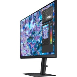 Samsung S27B610EQU 27" Class WQHD LCD Monitor - 16:9 - Black - 68.6 cm (27") Viewable - In-plane Switching (IPS) Technolog