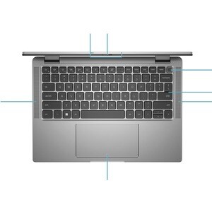 Dell Latitude 7000 7340 13.3" Notebook - Full HD Plus - Intel Core i7 13th Gen i7-1355U - 16 GB - 512 GB SSD - LTE - 1920 