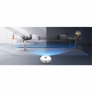 Tapo RV30 Plus Robot Vacuum/Mop - 1.06 gal (4000 mL) - Bagged - 10.14 fl oz (300 mL) Water Tank Capacity - Brush - Carpet 