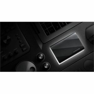  SSD Externe T9 Samsung 4To Noir MU-PG4T0B/EU, vitesse de lecture jusqu'à 2000 Mo/s, résiste aux chutes jusqu'à 3m