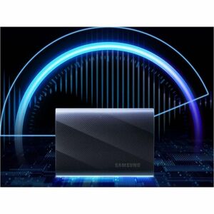 Samsung T9 2 TB Portable Solid State Drive - External - Black - Desktop PC, Notebook, Tablet, Gaming Console, Smart TV, Ca