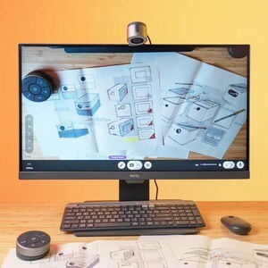 BenQ ideaCam S1 Pro - Webcam - 8 Megapixel - 30 fps - Schwarz - USB 2.0 - 3264 x 1836 Pixel Videoauflösung - Autofokus - 7