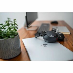 Poly Voyager Surround 80 UC Kabel/Kabellos Über das Ohr, Kopfbügel, Auf den Ohren Stereo Headset - Schwarz - Microsoft-Tea