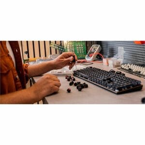 CHERRY KC 200 MX Keyboard - Cable Connectivity - USB Type A Interface - German - QWERTZ Layout - Black, Bronze - Mechanica