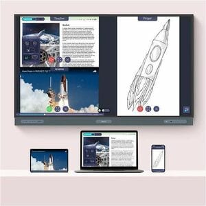 BenQ Board Pro RP8604 2184,40 mm 4K UHD LCD Collaboration Display - ARM - 8 GB - Touchscreen - 16:9 Seitenverhältnis - 384