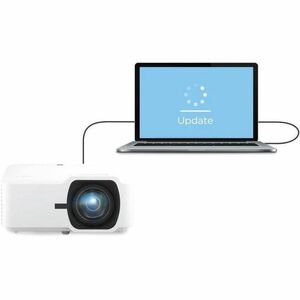 ViewSonic LS711W Ultra Short Throw DLP Projector - White - Front - 1080p - 30000 Hour Normal Mode - 3,000,000:1 - 4000 lm 