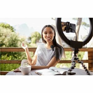 JBL Quantum Stream Wireless Microphone for Recording, Voice, Broadcasting, Outdoor, Content Production, Cell Phone - Black
