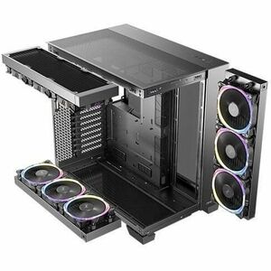 Boîtier d'ordinateur Antec Constellation C8 - Tour - Noir - Acier, Plastique, En verre trempé - 6 xBaie(s) - 10 x Ventilat