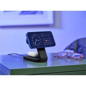 Trust Viro Induktionsladegerät - Schwarz - für Smartphone, iPhone, Smartwatch, AirPod, Ohrhörer - Eingangsstecker: USB - N
