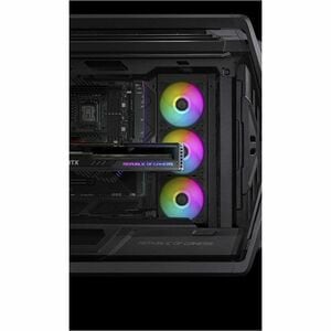 ROG Hyperion GR701 BTF Edition E-ATX computer case motherboard hidden connectors design support 420 mm dual radiator suppo
