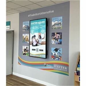 AllSee UHB55HD9 55" LCD Digital Signage Display - 24 Hours/7 Days Operation - Cortex A17 1.60 GHz - 1920 x 1080 - 16:9 - L