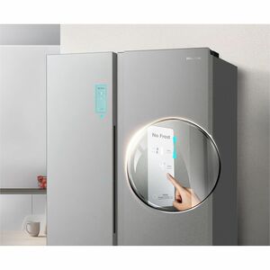 Congelatore/Freezer Hisense RS711N4ACE 550 L Combinato - Acciaio inox, Metallo - Metallo - Digital Inverter Compressor - A