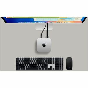 Apple Mac mini MU9E3CH/A 台式计算机 - Apple - 16 GB - 512 GB SSD - Mini PC - 银 - Apple M4 芯片 - Apple 10核 - IEEE 802.11ax - 155 W