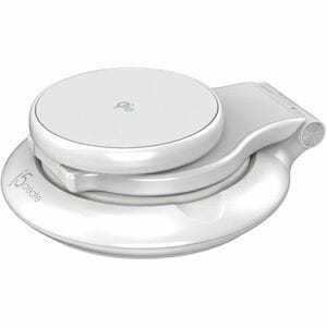j5create JUPW3415 Induktionsladegerät - Weiß - für iPhone, Android-Gerät, Apple Watch, Ohrhörer, AirPod, Smartphone - Eing