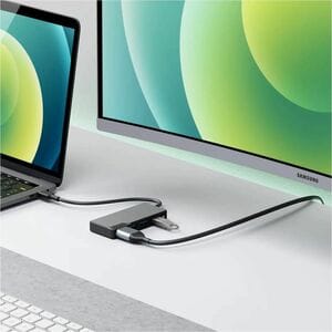 Alogic Fusion CORE USB-Typ C Docking Station - Grau, Schwarz - 1 Unterstützte Displays - 4K - 3840 x 2160 - 4 x USB-Anschl