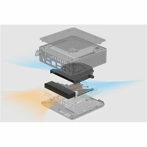 Asus NUC 15 Pro NUC15CRHU7 Barebone System - Mini PC - Intel Core Ultra 7 255H - Intel Chip - 96 GB DDR5 SDRAM DDR5-5600/P