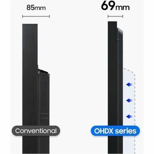 Samsung OH46DX 1168.40 mm LCD Digital Signage Display - 24 Hours/7 Days Operation - Vertical Alignment (VA) - 1920 x 1080 