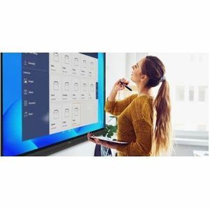 Optoma Creative Touch 3863RK Collaboration Display - 86" LCD Cortex A72 + A53 - 8 GB - Infrared (IrDA) - Touchscreen - 384