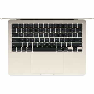 Apple MacBook Air MW0Y3ZP/A 34.5 cm (13.6") Notebook - Apple M4 - 16 GB - 256 GB SSD - English (US) Keyboard - Starlight -