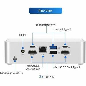 Asus NUC 15 Pro Plus RNUC15CRSU500002 Barebone System - Mini PC - Intel Core Ultra 5 225H - Intel Chip - 96 GB DDR5 SDRAM 