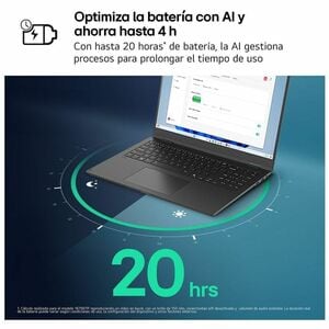 LG gram 17Z90T-G 17Z90T-G.AD88B 43.2 cm (17") Notebook - WQXGA - Intel Core Ultra 7 255H - 32 GB - 1 TB SSD - Spanish Keyb