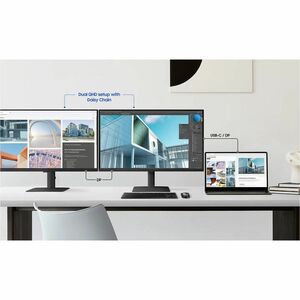 Samsung ViewFinity S6 S24D604UEU 24" Class WQHD LED Monitor - 16:9 - Black - 61 cm (24") Viewable - In-plane Switching (IP