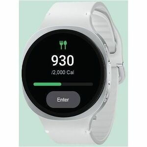 Samsung Galaxy Watch8 SM-L335F Smart Watch - 1168.40 mm Case Height - 1109.98 mm Case Width - Silver Case Color - White Ba