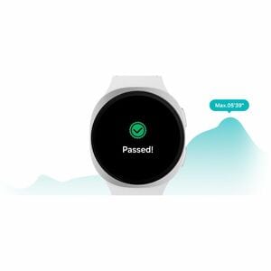 Samsung Galaxy Watch8 SM-L330 Smart Watch - 46 mm Case Height - 43.70 mm Case Width - Silver Case Color - White Band Color