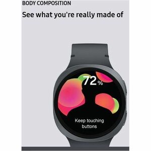 Samsung Galaxy Watch8 SM-L325F Smart Watch - 42.70 mm Case Height - 40.40 mm Case Width - Graphite Case Color - Graphite B