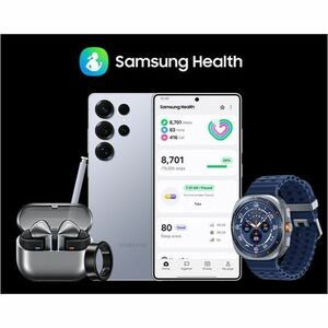 Samsung Galaxy Watch Ultra SM-L705F Smart Watch - 47.40 mm Case Height - 47.10 mm Case Width - Titanium, Blue Body Color -