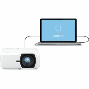 Proyector Láser Montable en techo, Montaje en pared, Montable sobre el suelo ViewSonic LS740W - 1280 x 800 - Frontal, De T