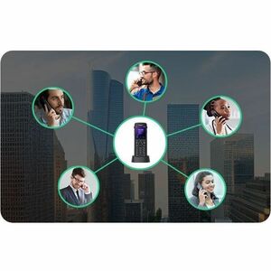 AX86R Ruggedized WiFi Phone. 2.4in 240x320 TFT color screen. IP67-rated waterproof and dust-proof drop-proof up to 1.8 met