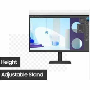 Samsung ViewFinity S8 S32D804UAW 32" (81.3 cm) Class 4K UHD LCD Monitor - 16:9 - Black - 32" (81.3 cm) Viewable - Vertical