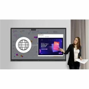 LG CreateBoard 55TR3DQ 1397 mm 4K UHD LCD Collaboration Display - ARM Cortex A73 + A53 - 8 GB - Touchscreen - 16:9 Aspect 