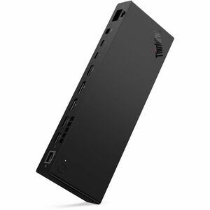 Lenovo Thunderbolt 5 Docking Station for Monitor, Mobile Workstation - Charging Capability - 265 W - Eclipse Black - 4 Dis