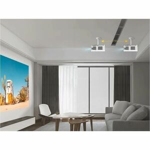 ViewSonic V754K 3D Deckenmontage Laser-Projektor - Hoher Dynamikbereich (High Dynamic Range, HDR) - 3840 x 2160 Piel - 3,5