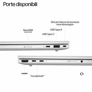 HP EliteBook 8 G1a 14 Next Gen AI PC Wolf Pro Security Edition. Tipo di prodotto: Computer portatile, Fattore di forma: Cl