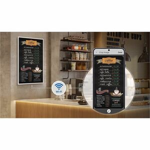 Samsung E-paper 13.3" 16:9 1200x1600 EM13D-X, Removable batteri, USB-C, Tizen 8 (1GB RAM, 8GB storage), WiFi, Bluetooth, U