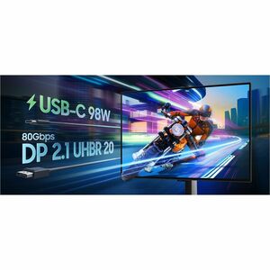 Samsung Odyssey OLED G8 S32HG800SU 32 Zoll Klasse 4K UHD Gaming-OLED-Monitor - 16:9 Format - Silber - 81,3 cm (32 Zoll) Vi