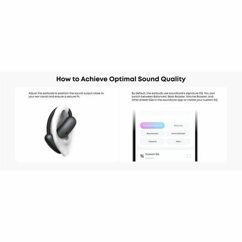 soundcore Aerofit 2 True Wireless Earbud, Over-the-ear Earset - Black - Open - Bluetooth