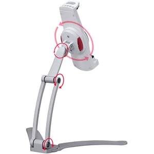 CTA Digital PAD-KMS 2-in-1 Kitchen Mount Stand for iPad and Tablets - 13" Height x 13.5" Width x 7" Depth - Aluminum - Stu