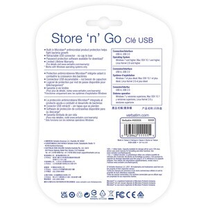 32GB Store 'n' Go® USB Flash Drive - 3pk - Red, Green, Blue - 32GB - 3pk - Red, Blue, Green